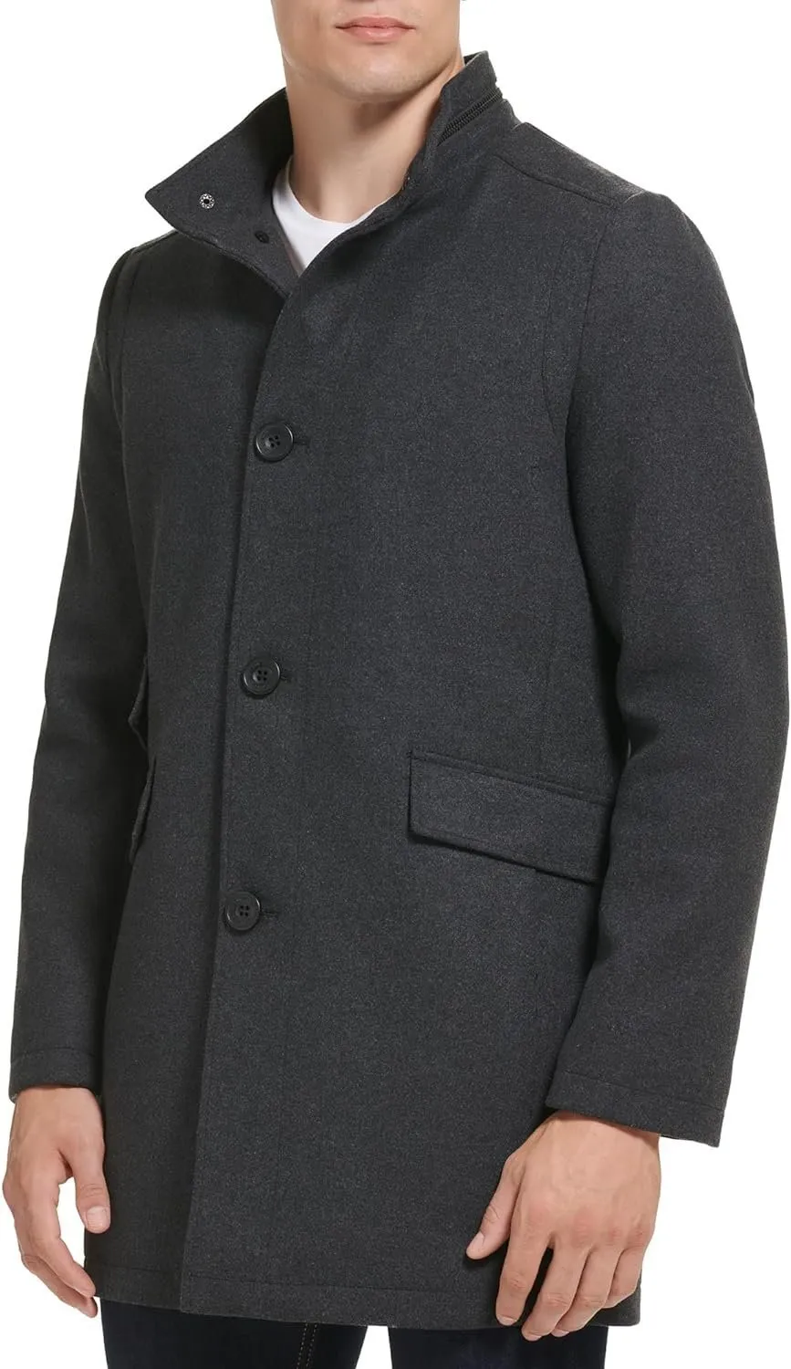 Kenneth Cole Men's Water Resistant Wool Jacket