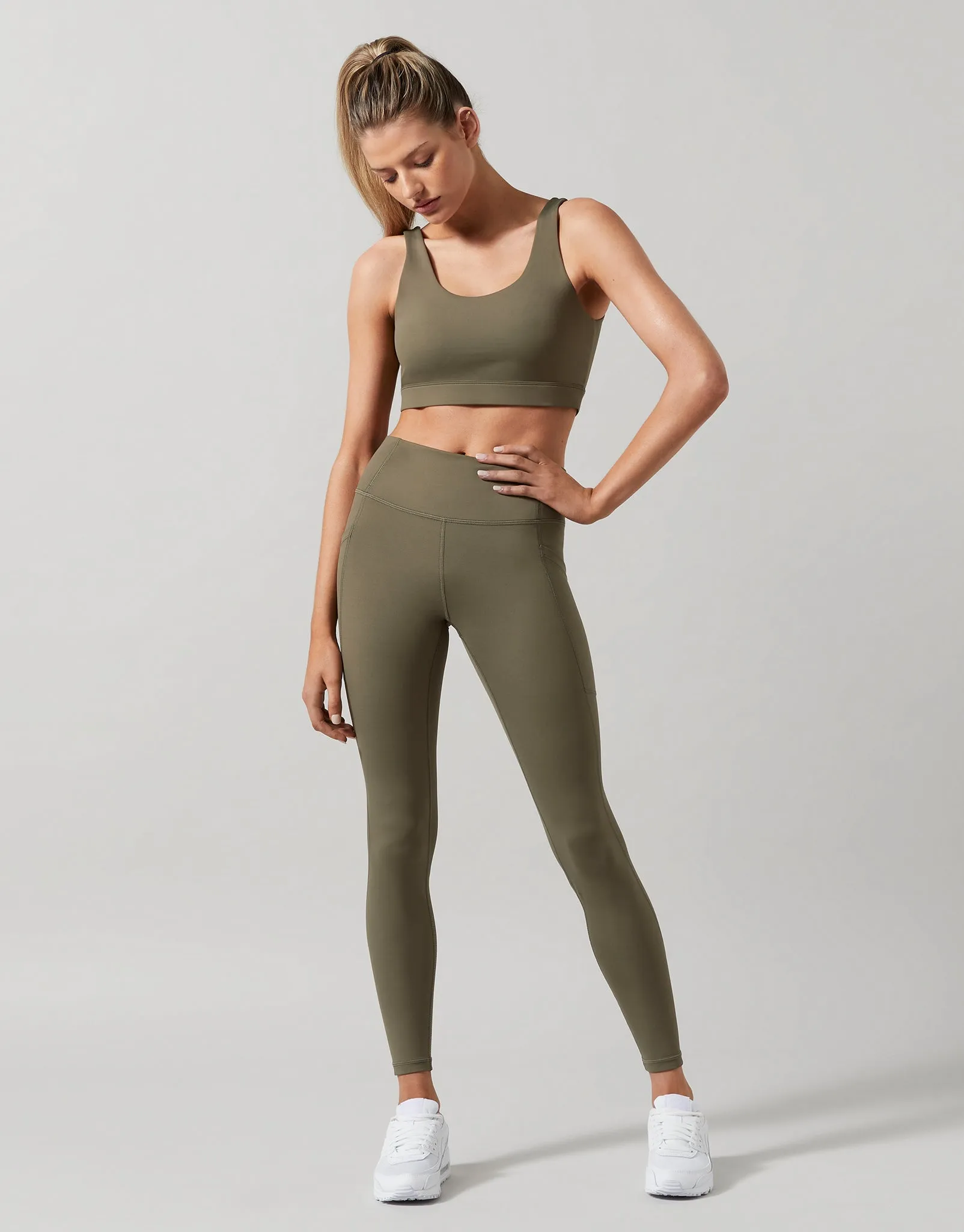 Khaki Harlow Leggings