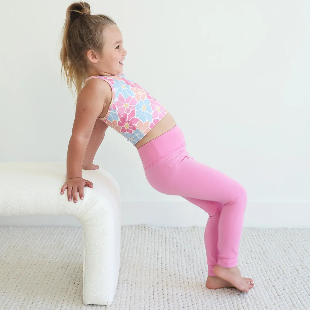 Kids CloudActive™ Leggings | Power Pink