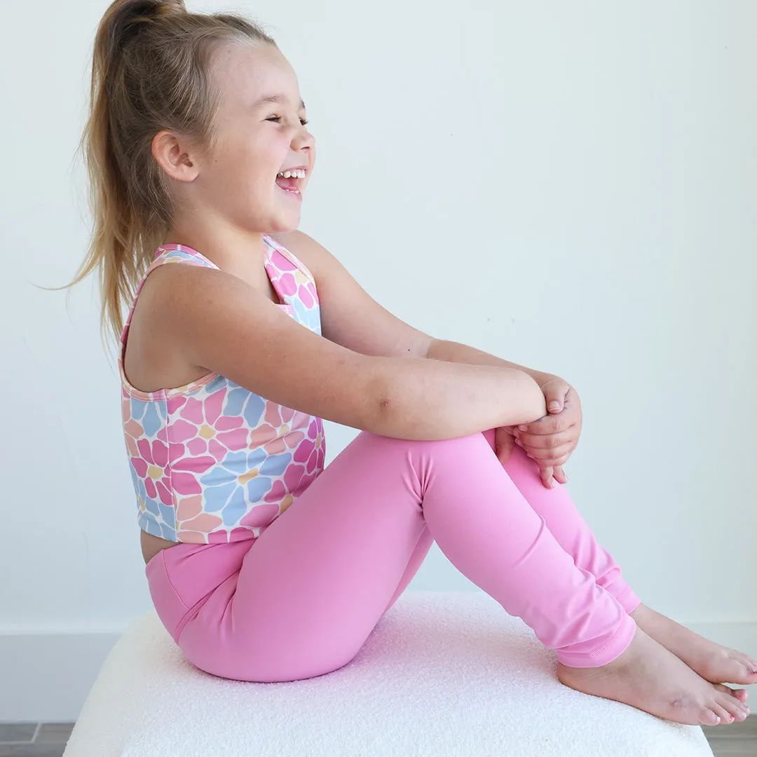 Kids CloudActive™ Leggings | Power Pink