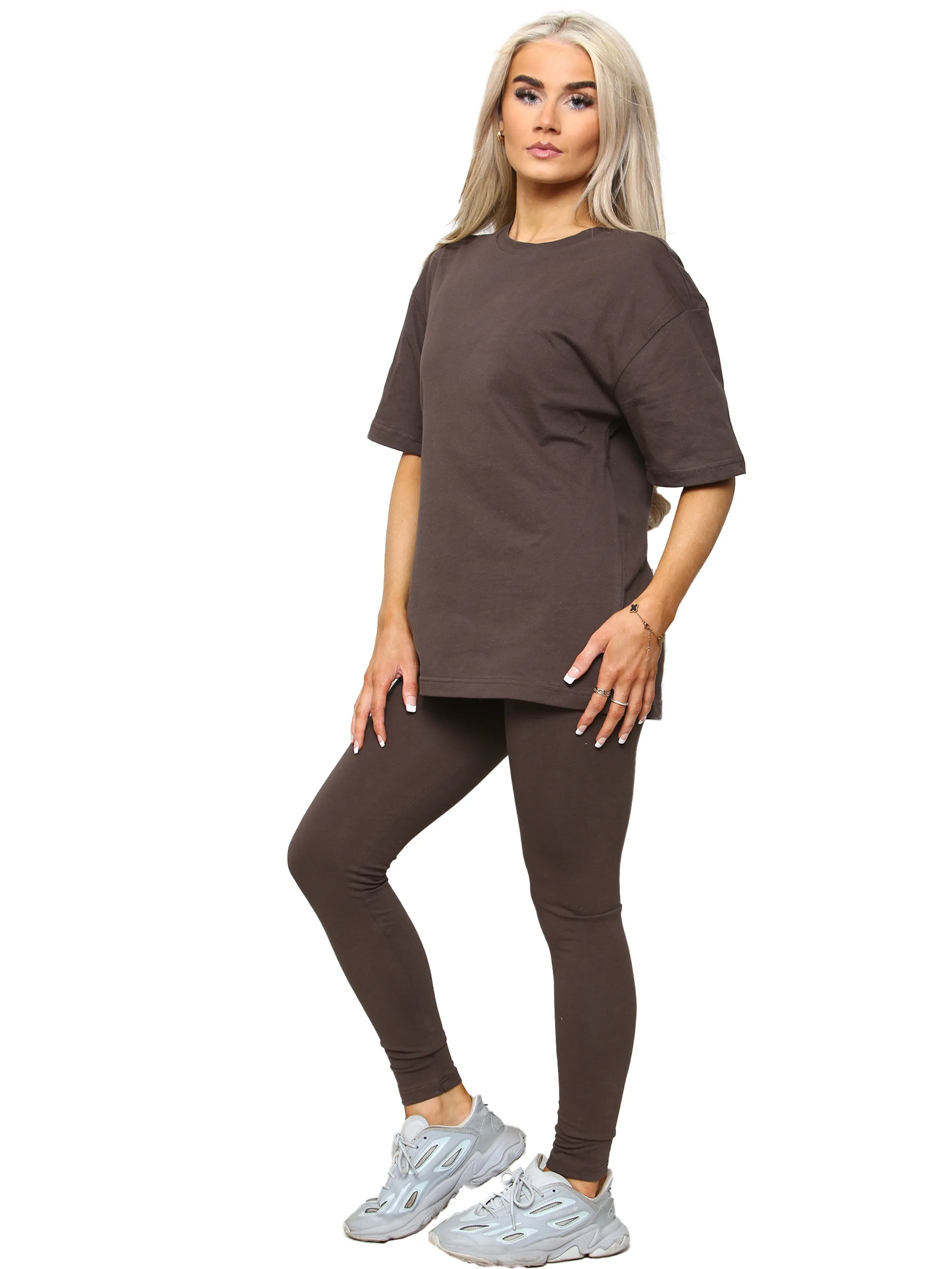 Kruze | Womens Oversized T-Shirt Tracksuit