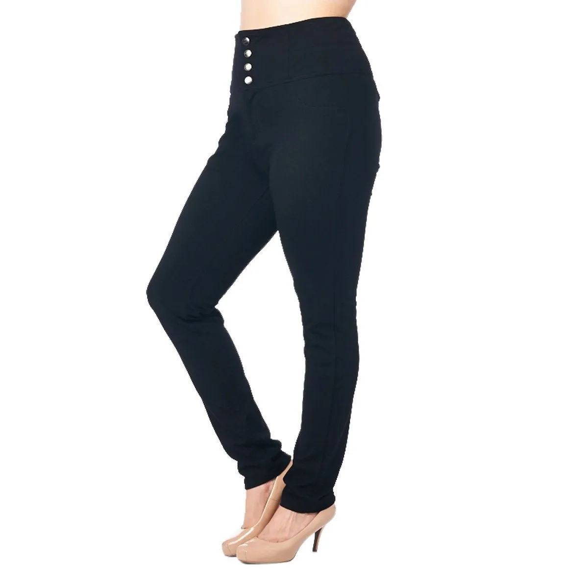 LA Society Active Wear Women's Black Skinny Fit Leggings