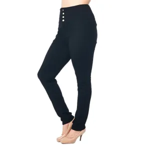 LA Society Active Wear Women's Black Skinny Fit Leggings