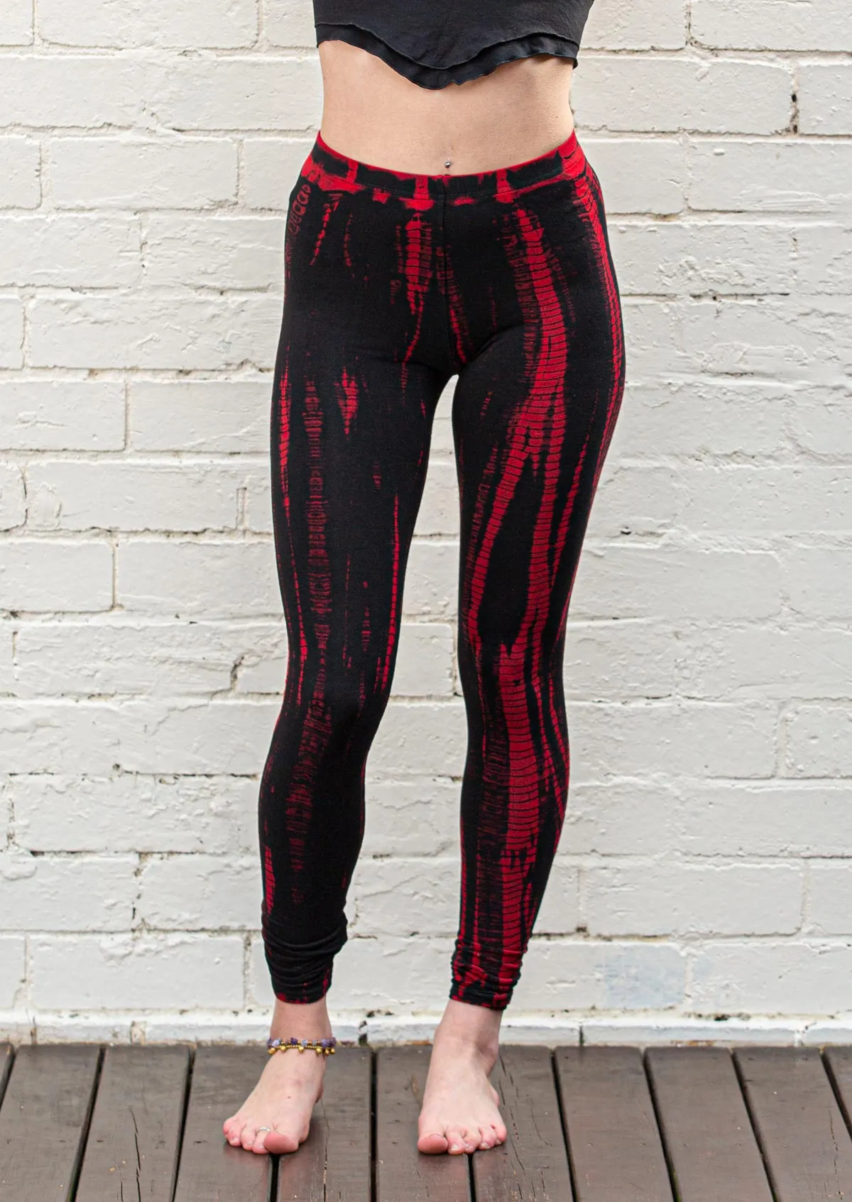 Lava Snakeskin Tie Dye Leggings