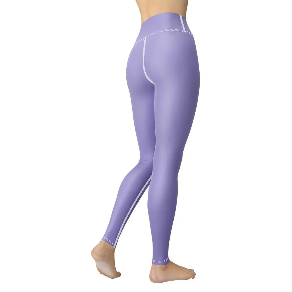 Lavender Purple Yoga Leggings