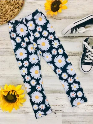 Lazy Days Daisy Print Leggings