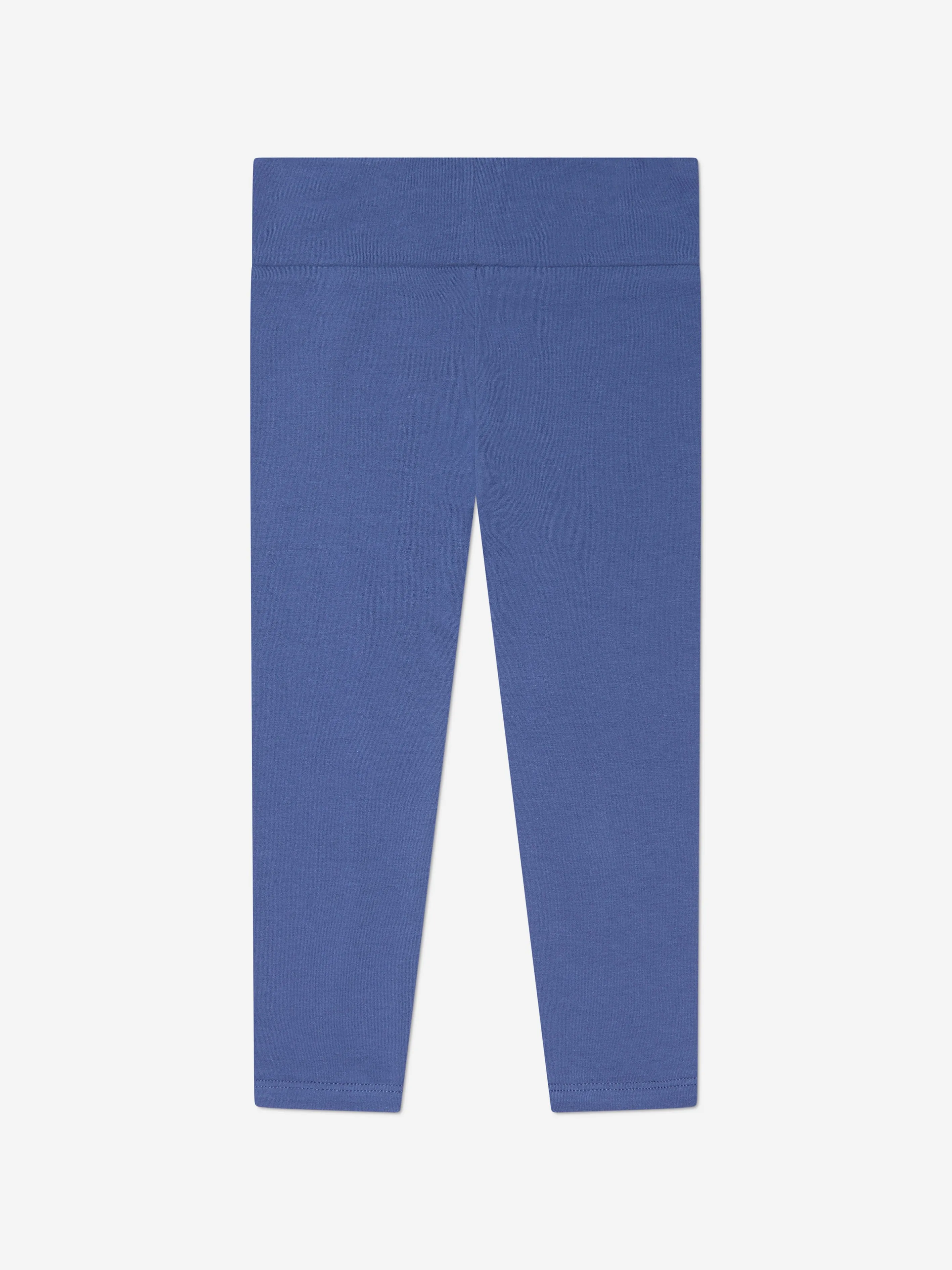 Levi's Wear Girls High Rise Logo Knit Leggings in Blue