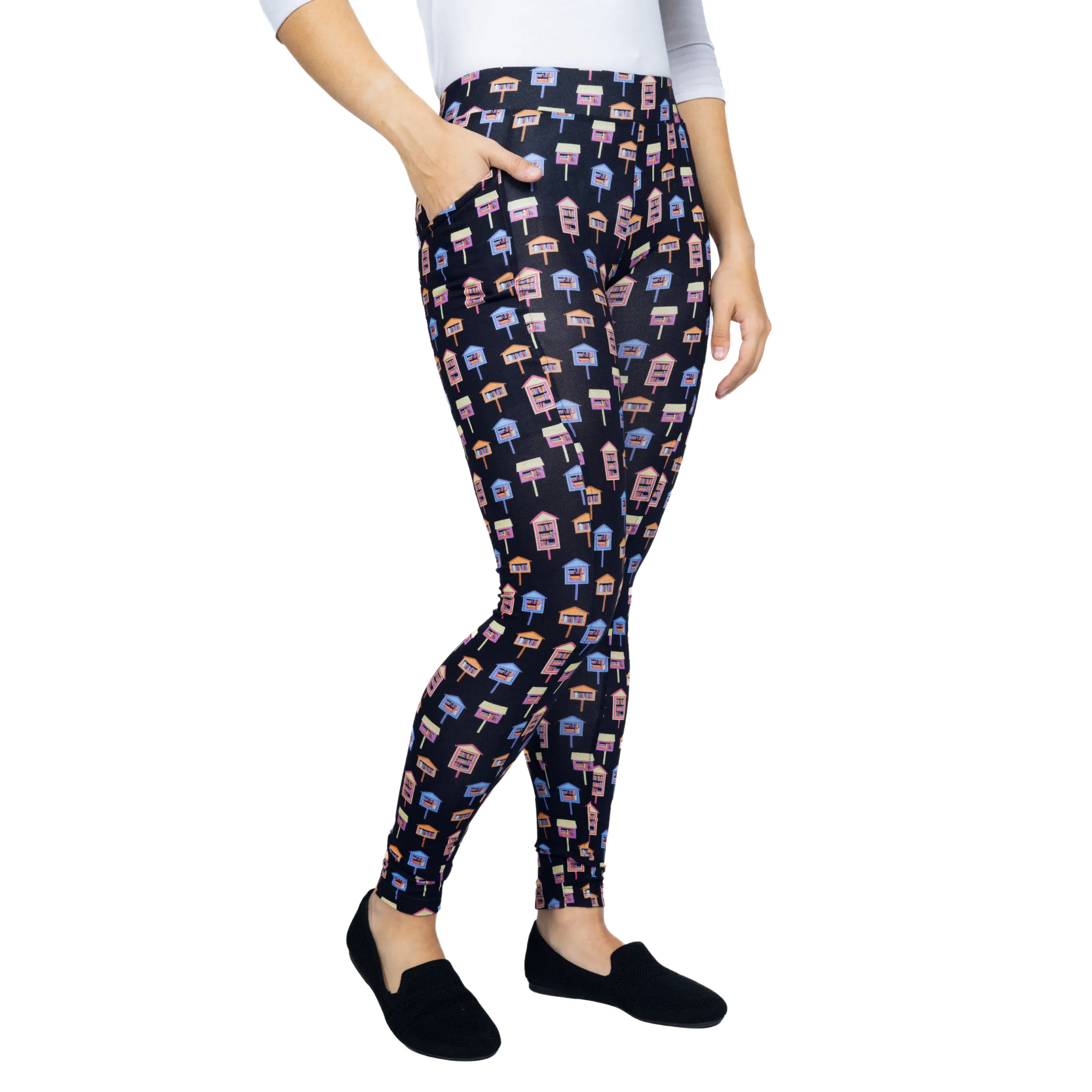 Little Libraries Adults Leggings with Pockets [FINAL SALE]