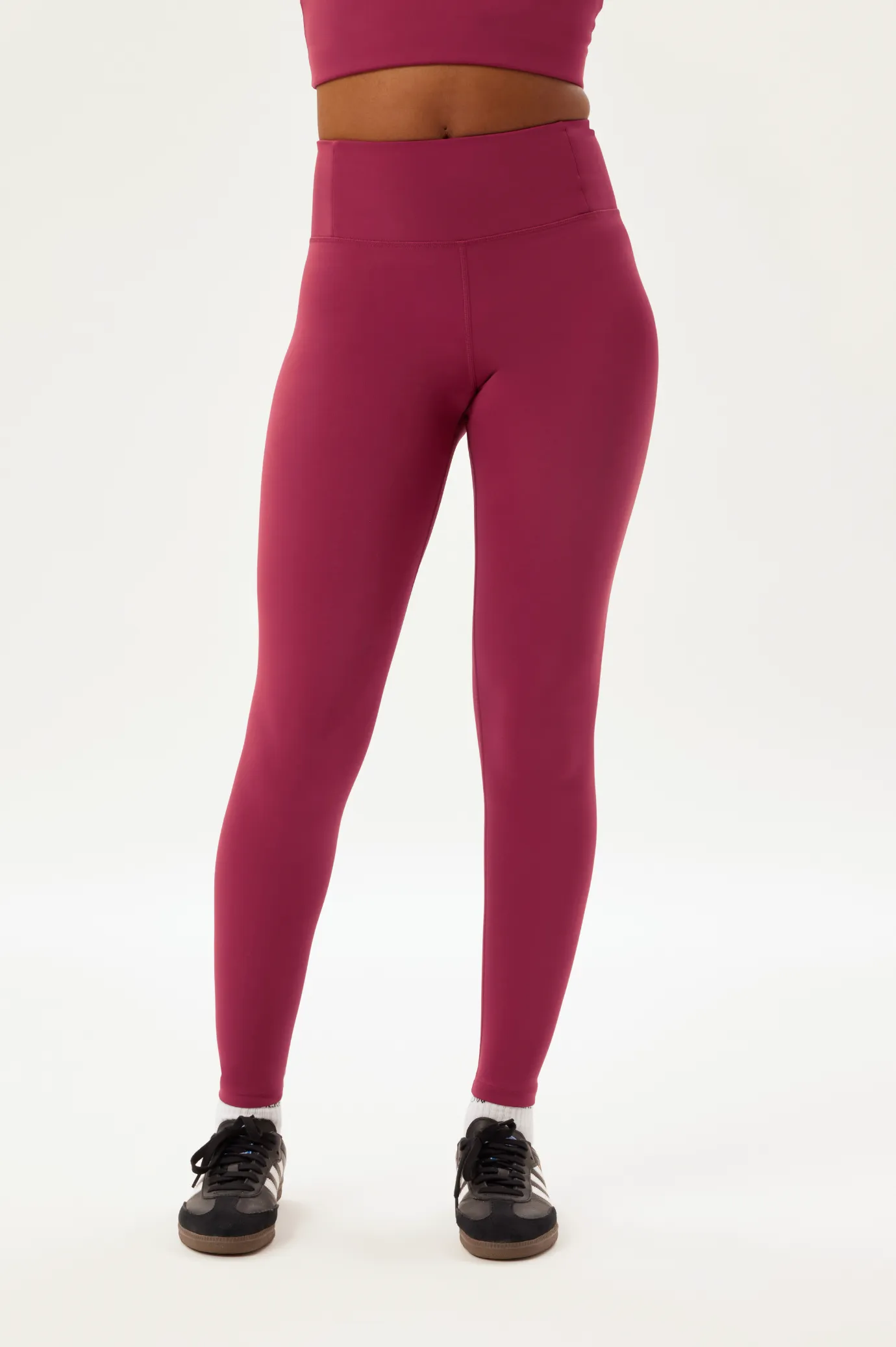 long leggings - float seamless - rhodondendron