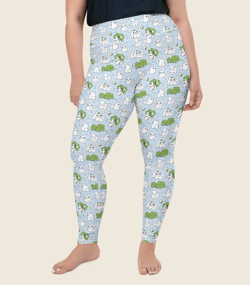 Lucky Puddle Bunnies Leggings