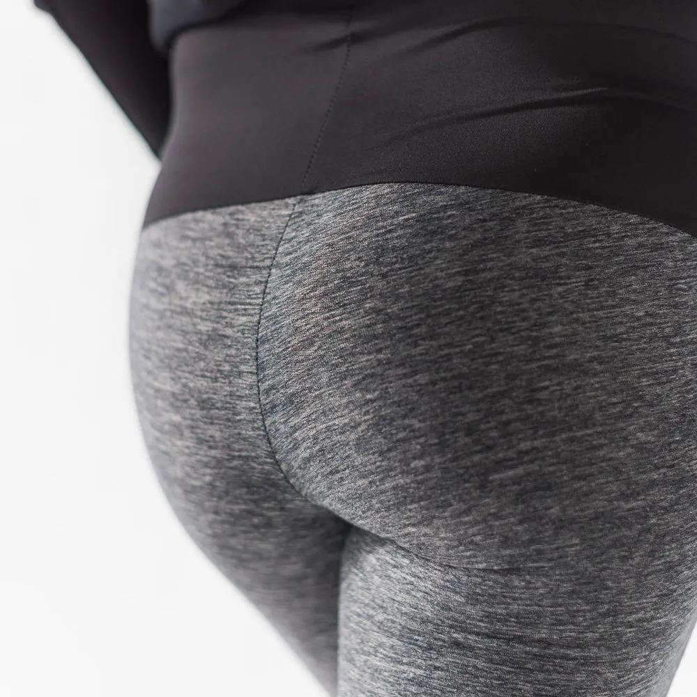 Lynx Legging- Heathered Graphite Grey