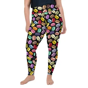 Macaroons Pattern Plus Size Leggings