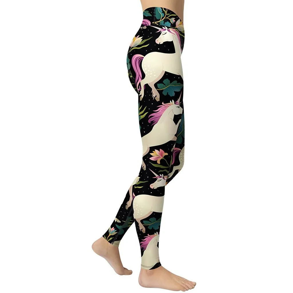 Magical Unicorn Yoga Leggings