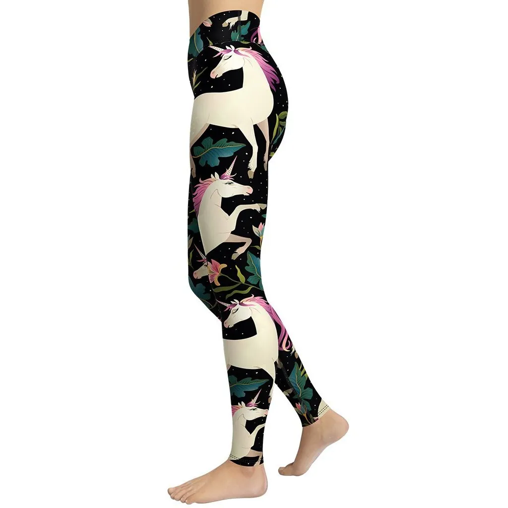 Magical Unicorn Yoga Leggings