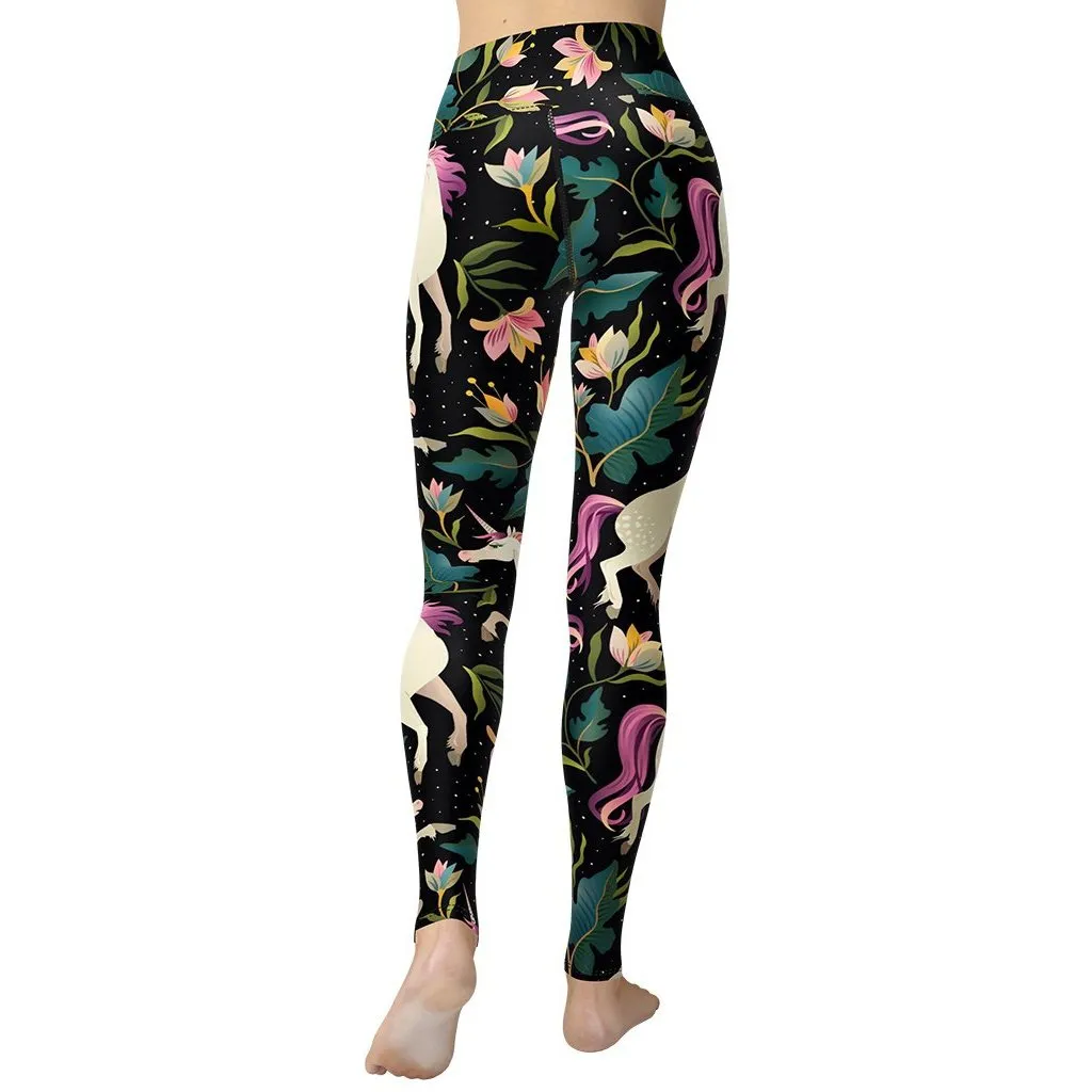 Magical Unicorn Yoga Leggings