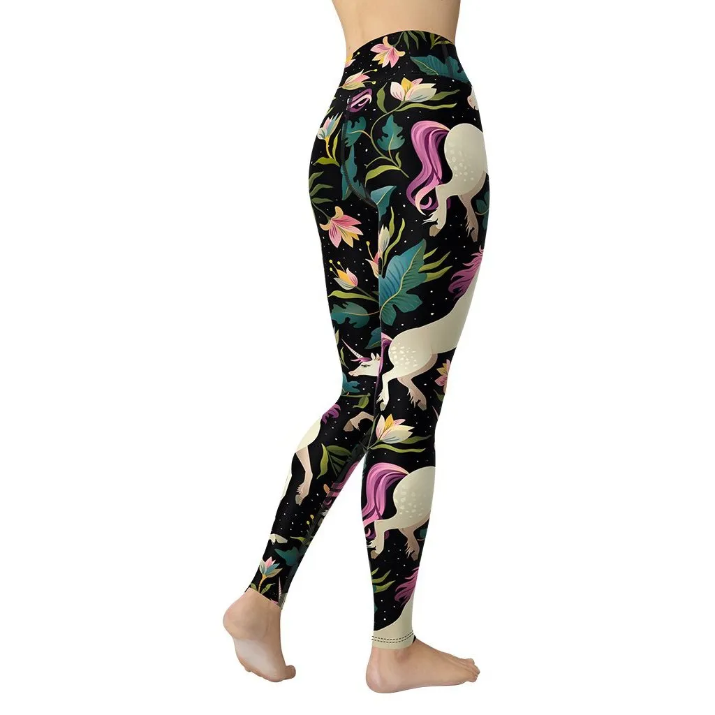 Magical Unicorn Yoga Leggings