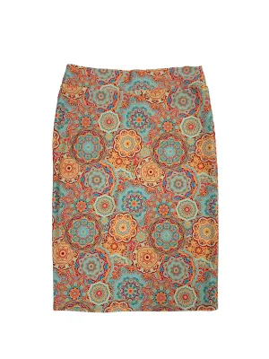 Medallion Pencil Swim Skirt