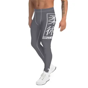 Men's Athletic Workout Leggings For Jiu Jitsu 019 - Charcoal