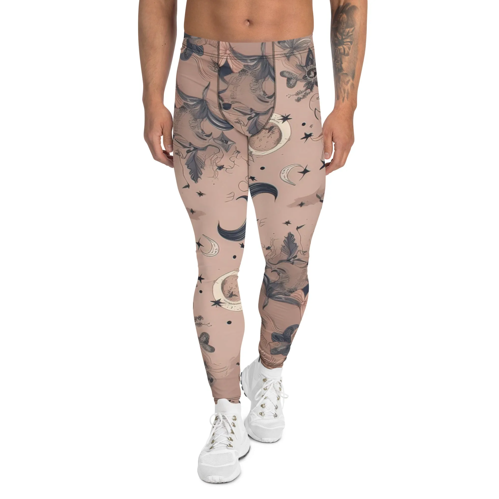 Men's Leggings, Ecstatic Dance, Festival, Rave, Gym Leggings, Wrestling Tights, Yoga