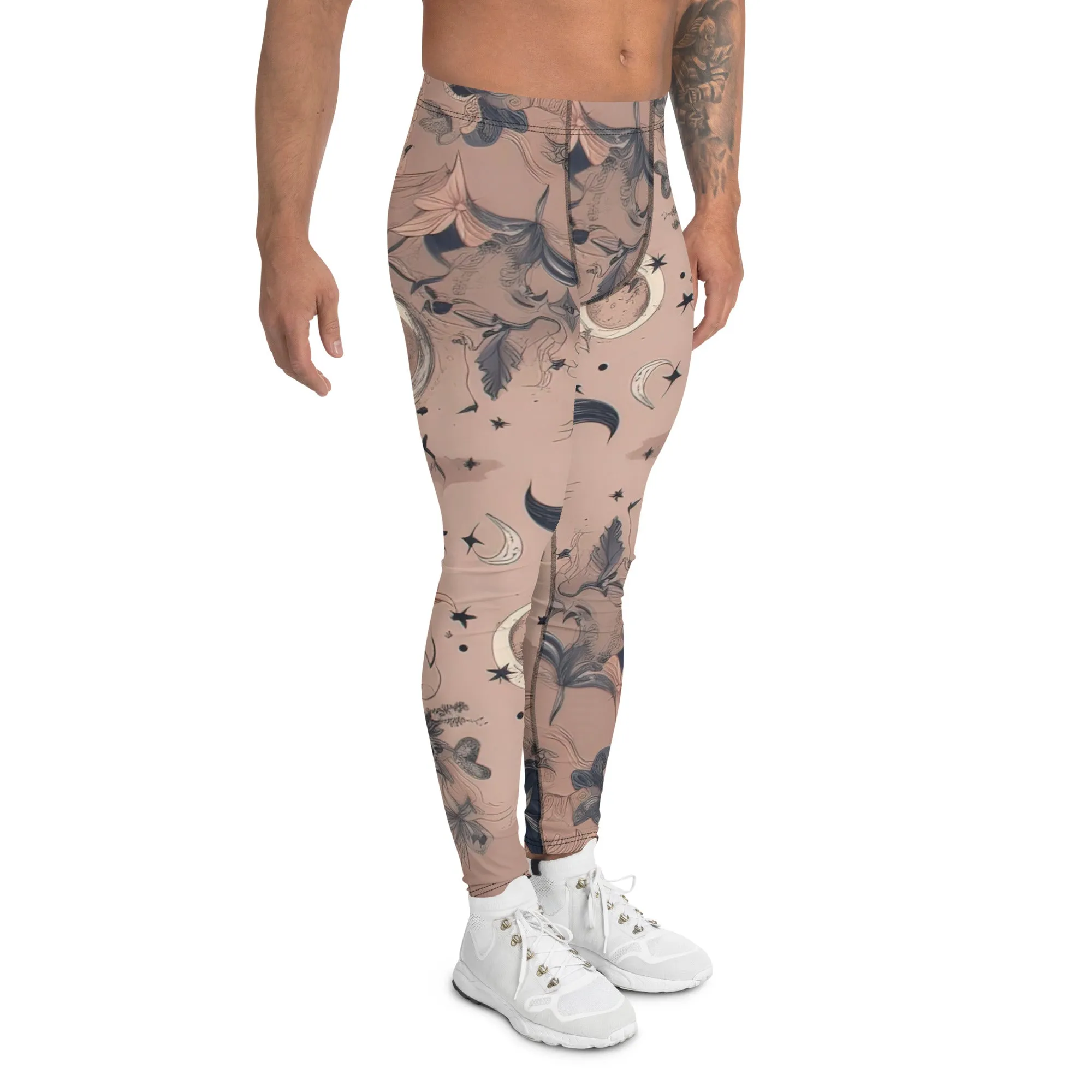 Men's Leggings, Ecstatic Dance, Festival, Rave, Gym Leggings, Wrestling Tights, Yoga