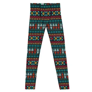 Men's Ugly Christmas Holiday Leggings – Festive, Fun, and Ready to Make a Statement