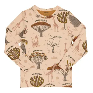 Meyadey Savanna Woodland Long Sleeve Top