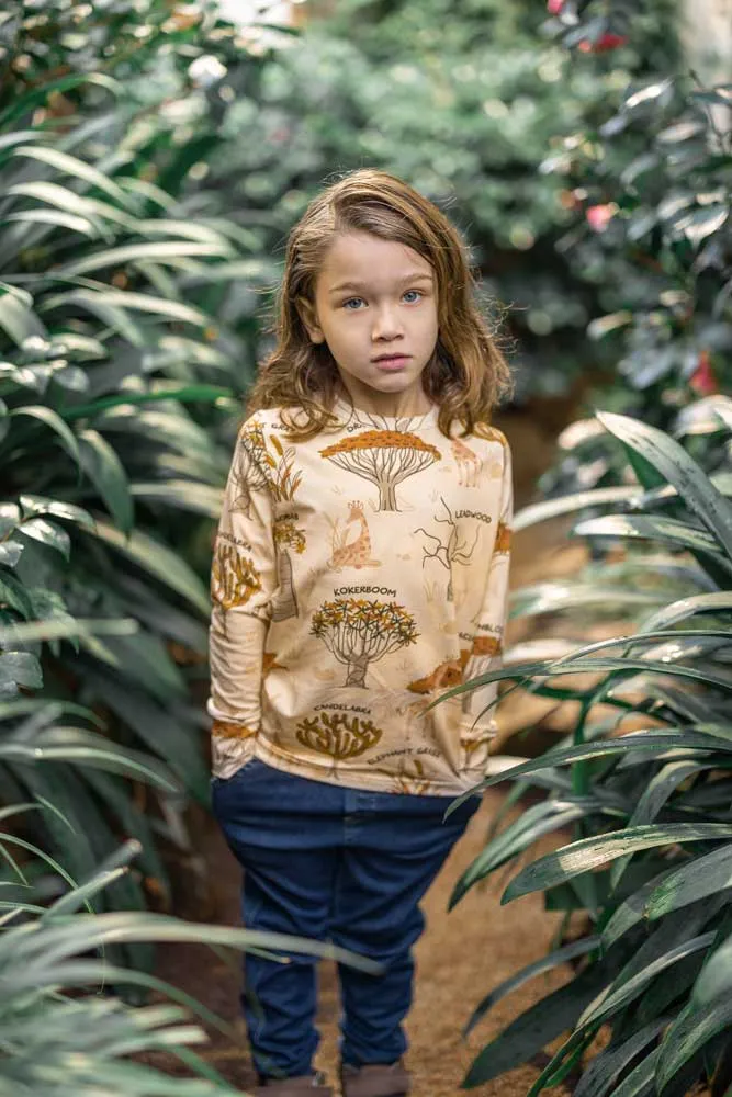 Meyadey Savanna Woodland Long Sleeve Top