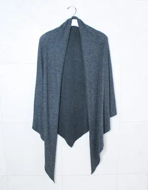 Michael Lauren Sherwood Wrap in Black Charcoal