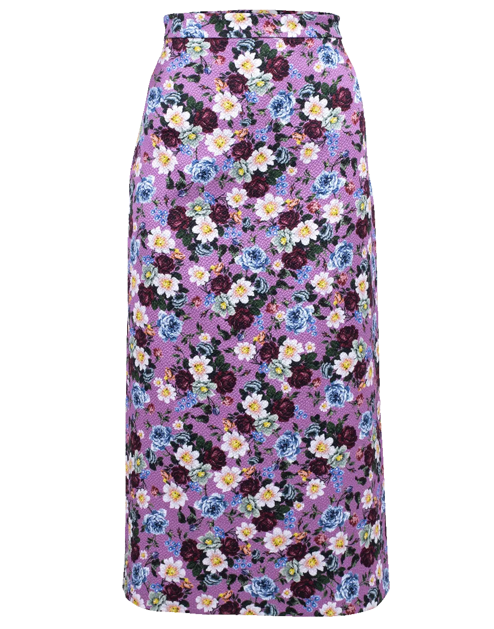 Mid Length Maira Pencil Skirt