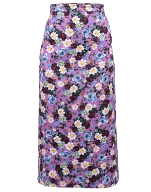 Mid Length Maira Pencil Skirt