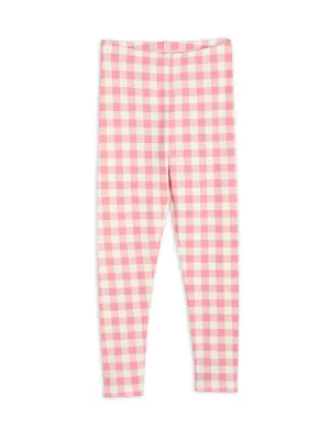 Mini Rodini Gingham Check AOP Leggings