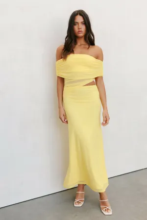 Mirror Mirror Indee Dress in Canary Yellow