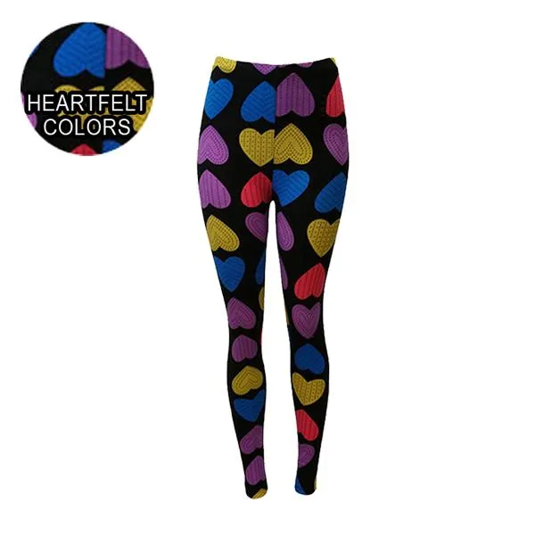 Miscellaneous Patterned Ultra Soft Leggings (Regular/Plus Size)