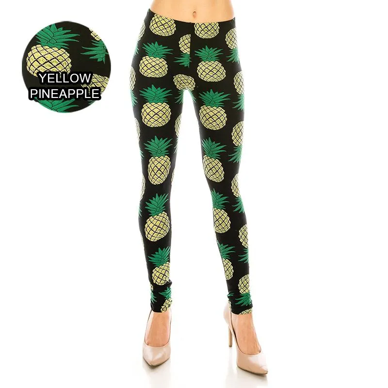 Miscellaneous Patterned Ultra Soft Leggings (Regular/Plus Size)