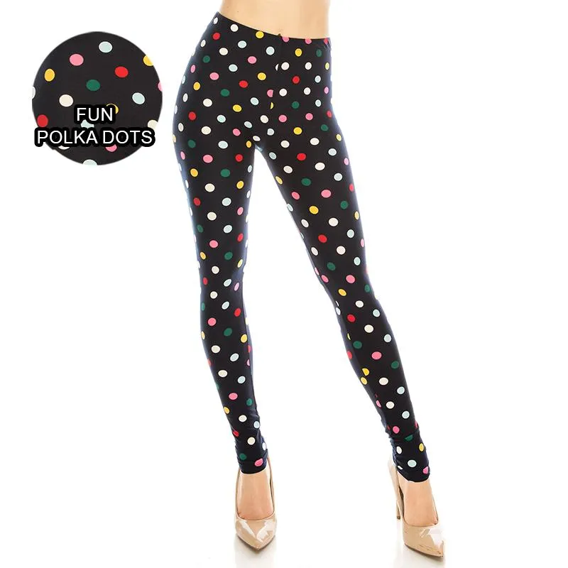 Miscellaneous Patterned Ultra Soft Leggings (Regular/Plus Size)