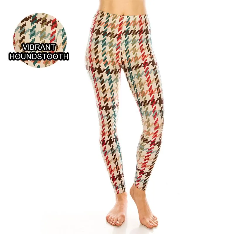 Miscellaneous Patterned Ultra Soft Leggings (Regular/Plus Size)