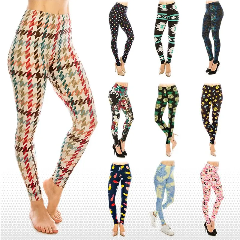 Miscellaneous Patterned Ultra Soft Leggings (Regular/Plus Size)