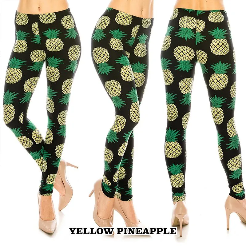 Miscellaneous Patterned Ultra Soft Leggings (Regular/Plus Size)