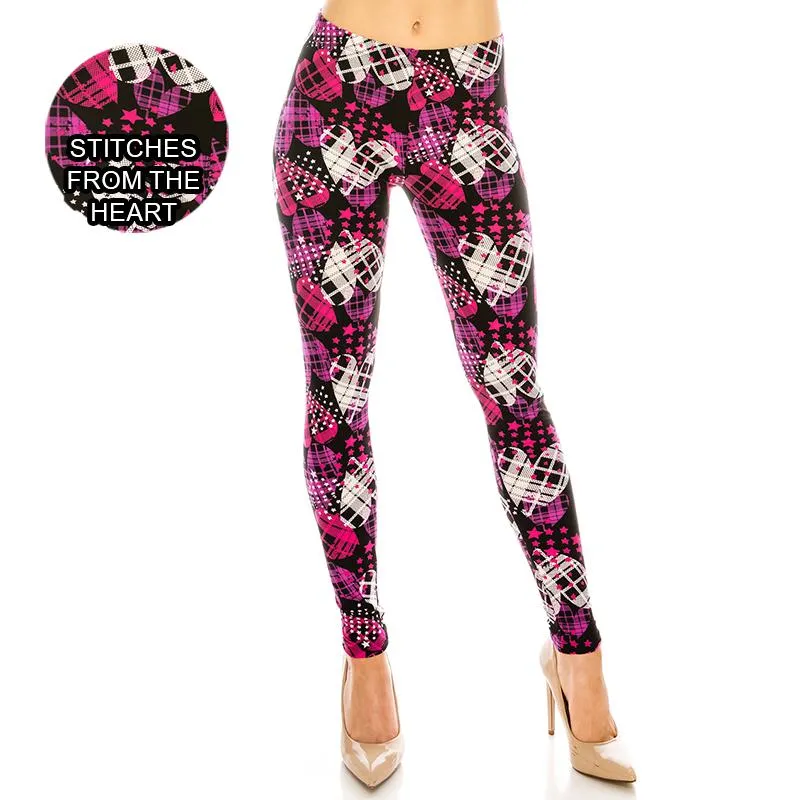 Miscellaneous Patterned Ultra Soft Leggings (Regular/Plus Size)