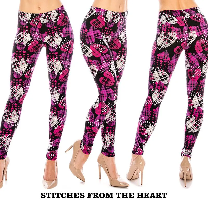 Miscellaneous Patterned Ultra Soft Leggings (Regular/Plus Size)