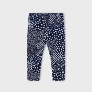 NAVY BLUE POLKA DOT LEGGINGS