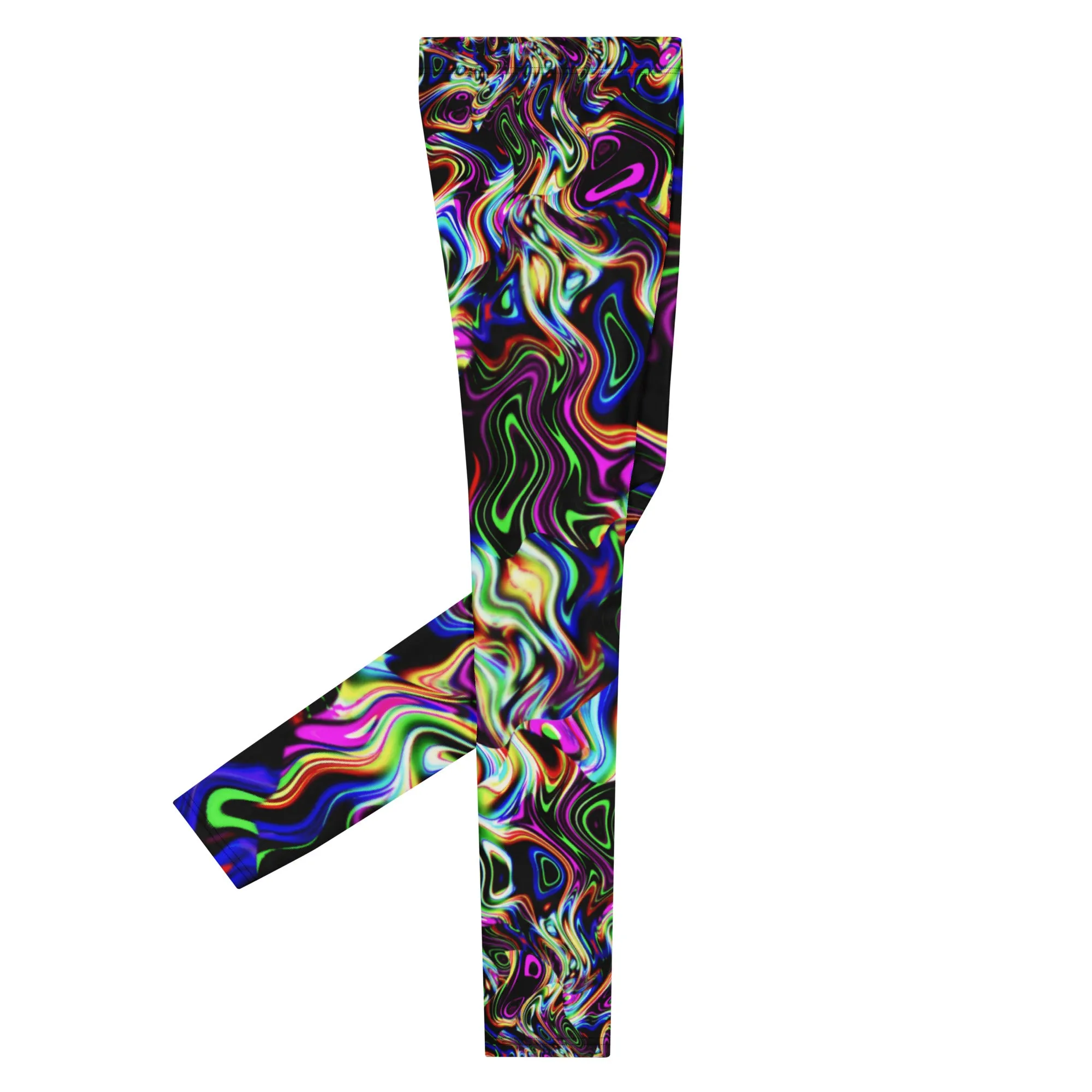 Neon Swirl Men’s Leggings