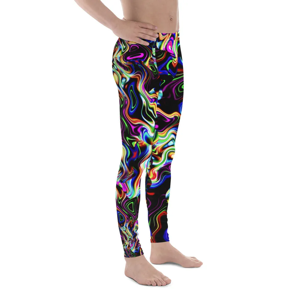 Neon Swirl Men’s Leggings