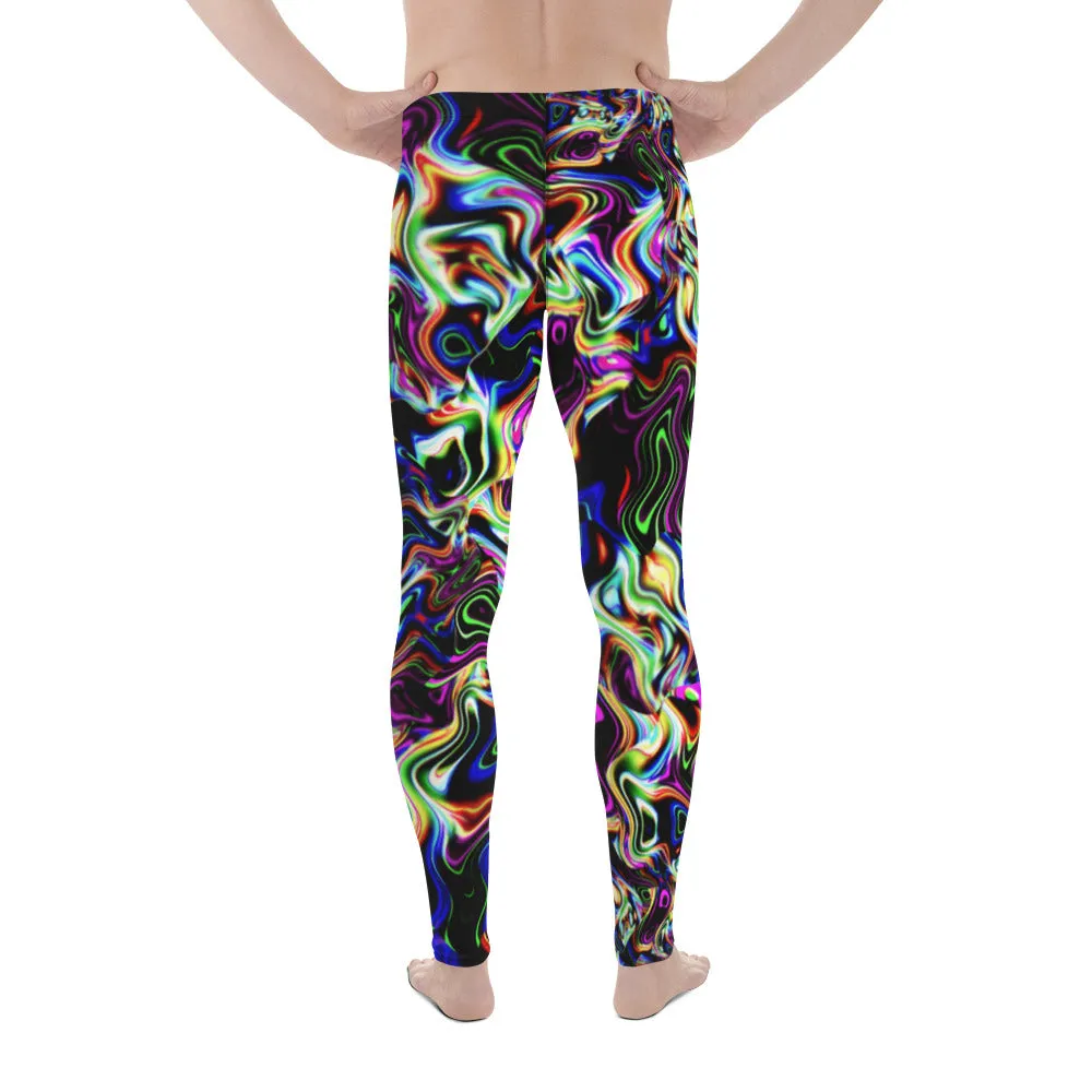 Neon Swirl Men’s Leggings