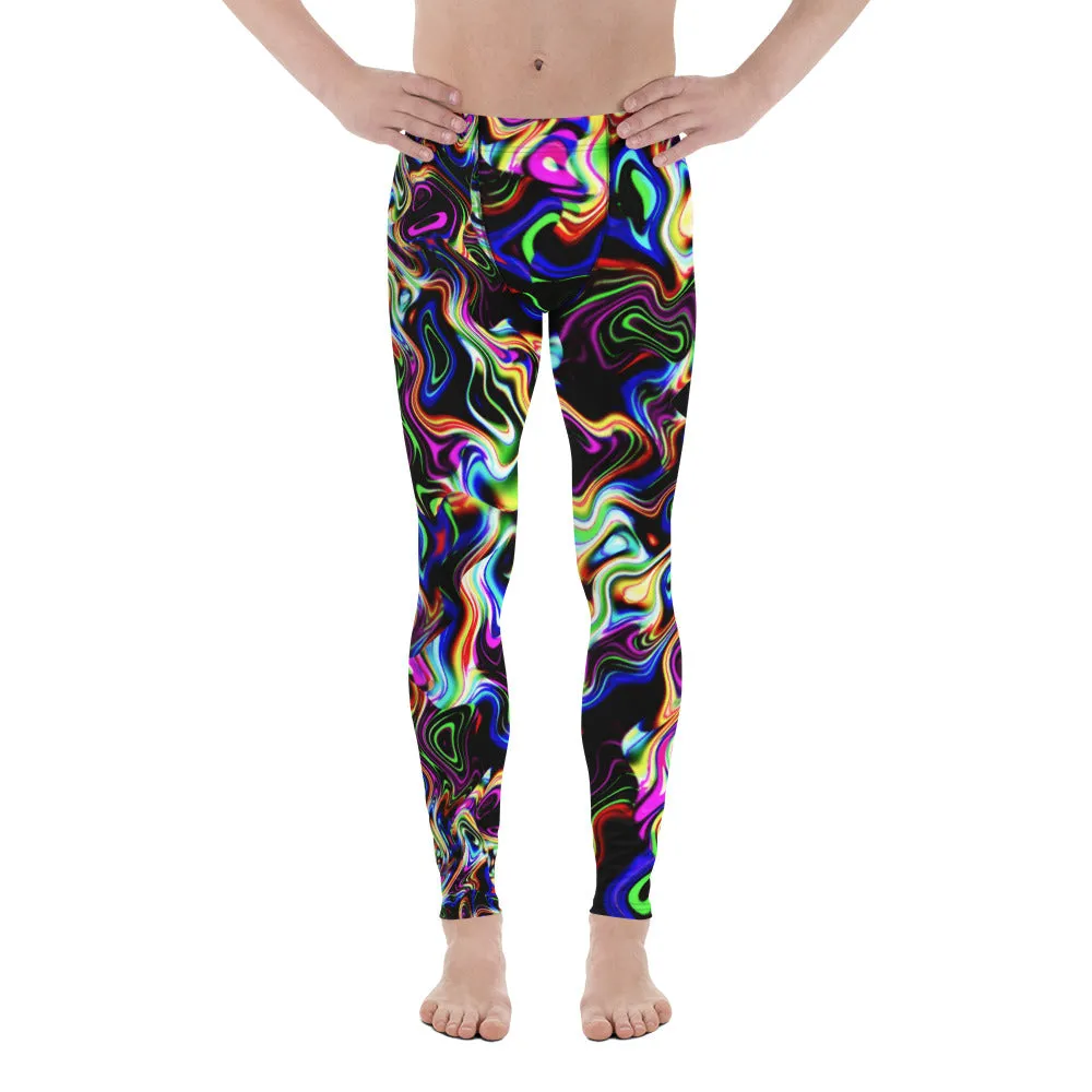 Neon Swirl Men’s Leggings