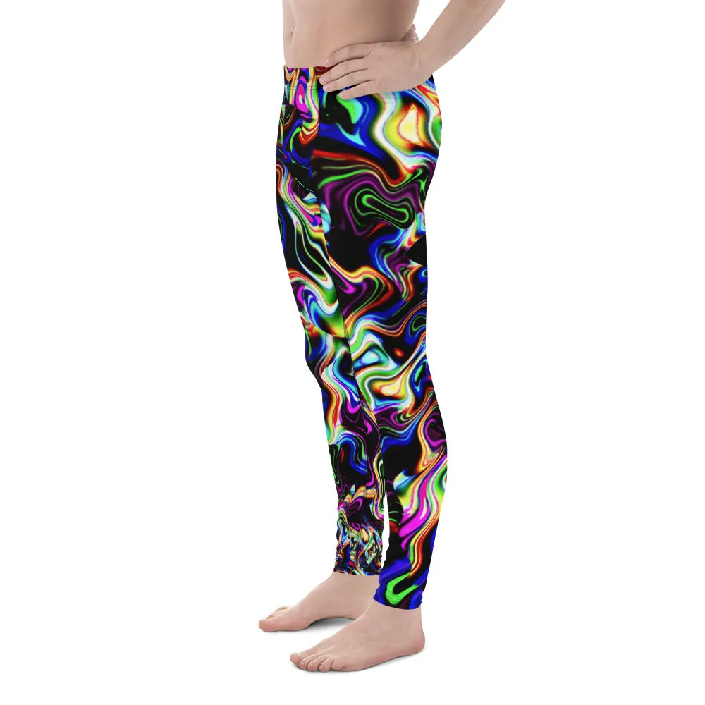 Neon Swirl Men’s Leggings