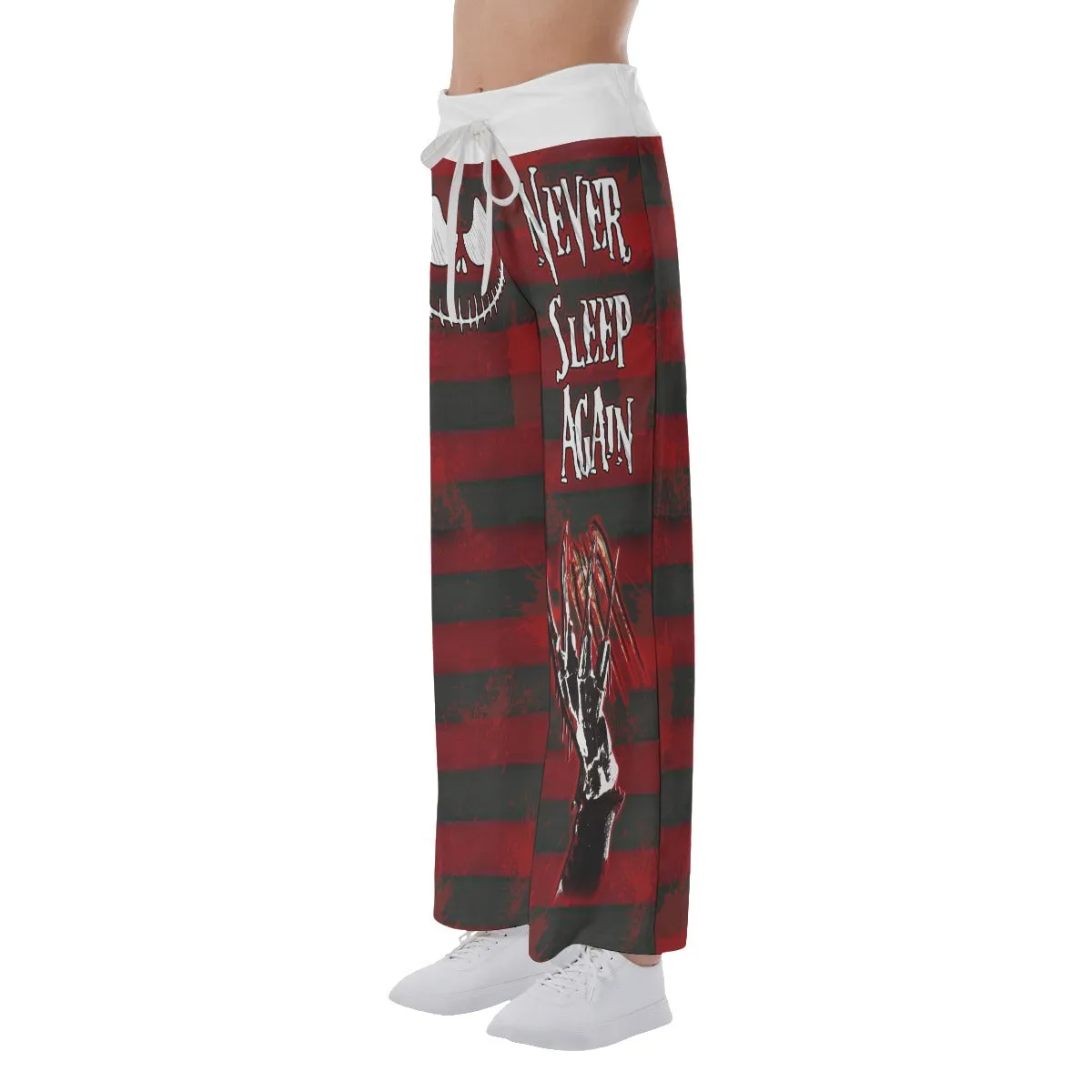 Nightmare Emo Horror Women's High-waisted Wide Leg Pants