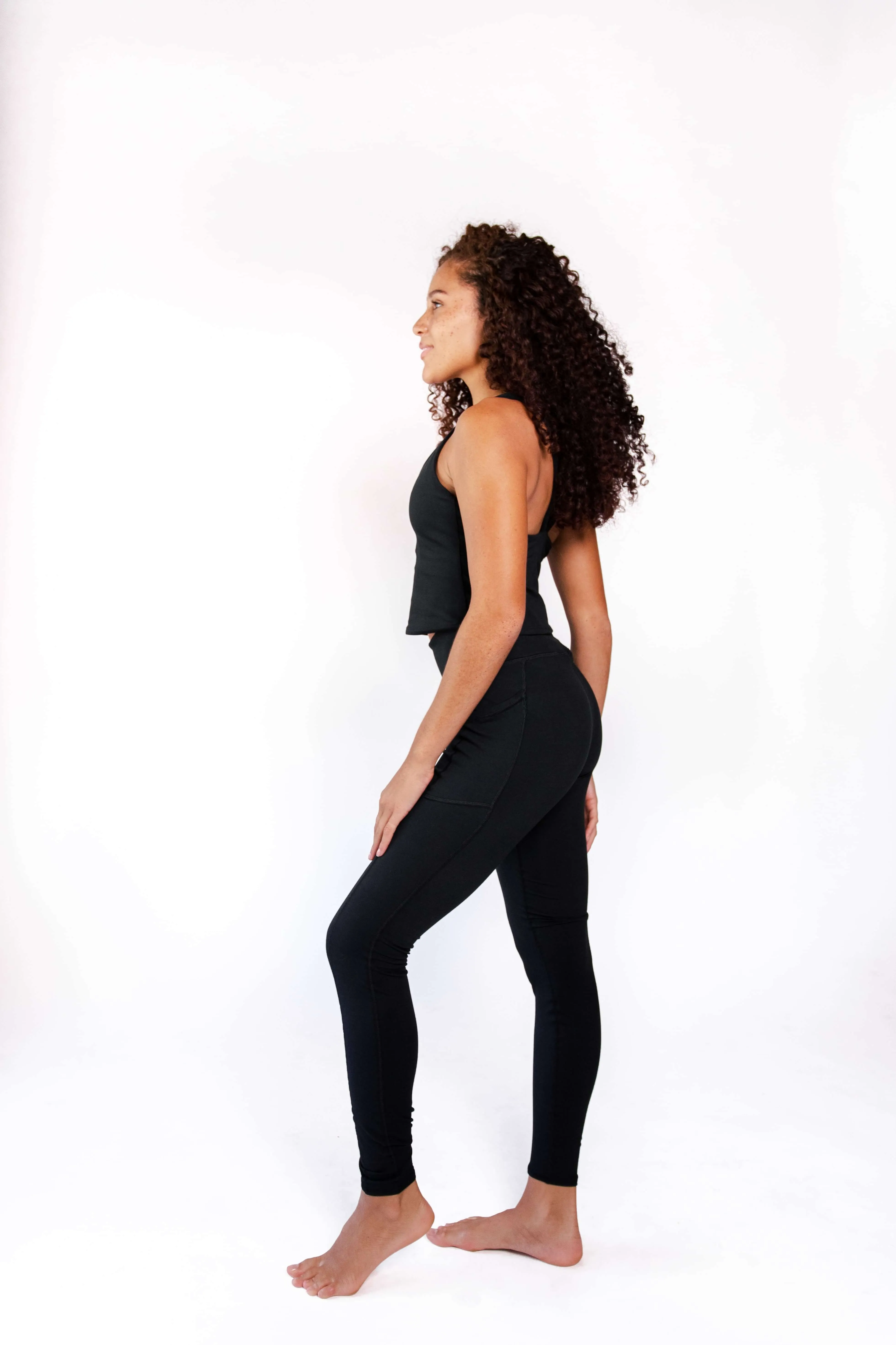 Non Stop Legging in Jet Black