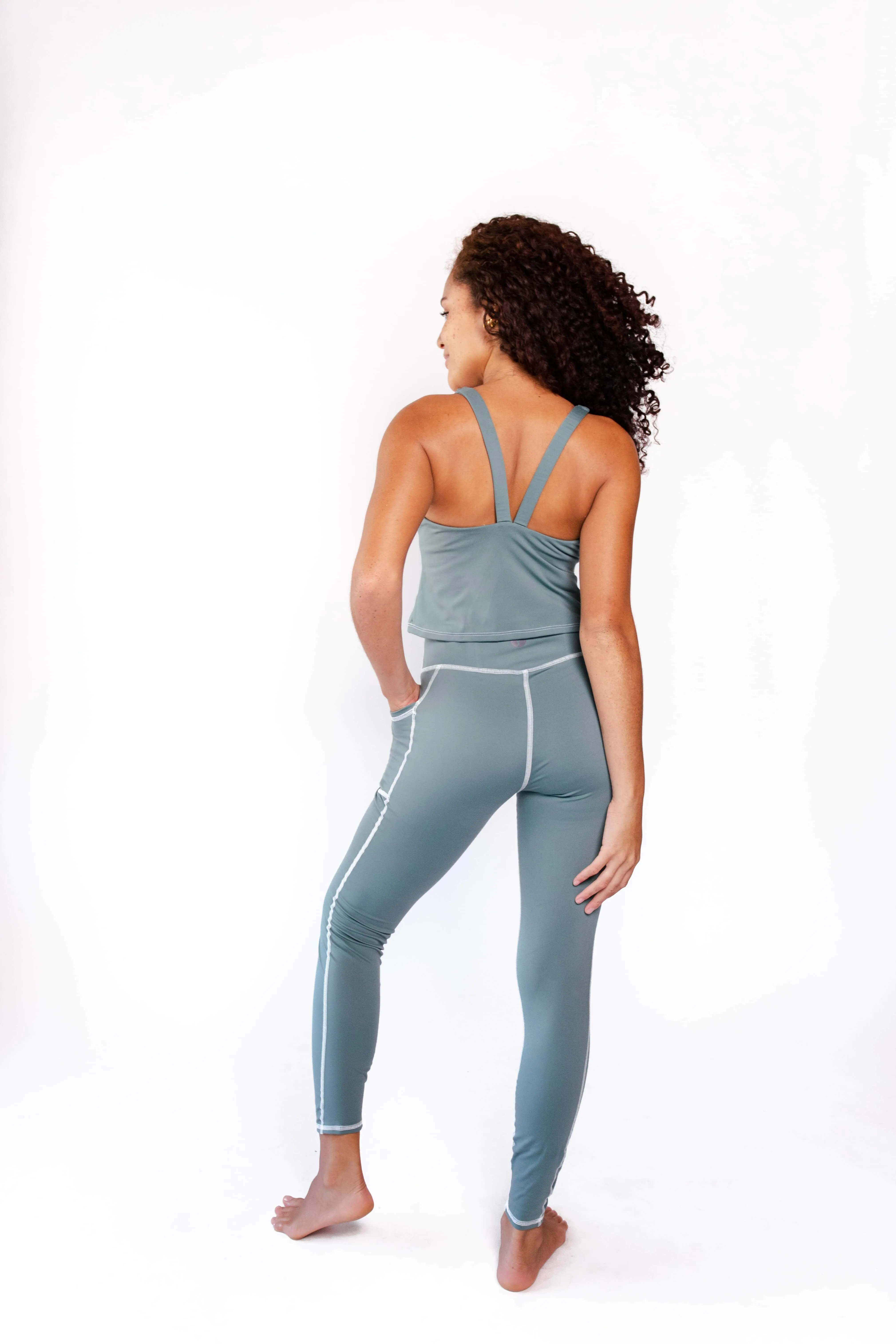 Non Stop Legging in Sage Green