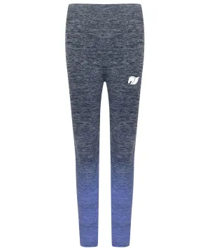 Ombre Seamless Leggings - Navy/ Blue Marl